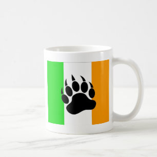 Caneca De Café Orgulho irlandês do urso
