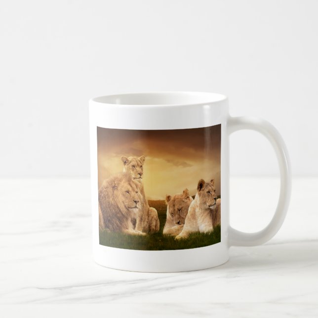 Caneca De Café Orgulho leão (Direita)