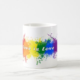 Caneca De Café Orgulho LGBTQ Mug, amor é amor
