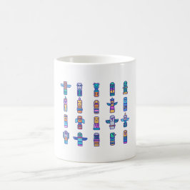 Caneca De Café Orgulho Nativo Canadiano dos Animais da Haida