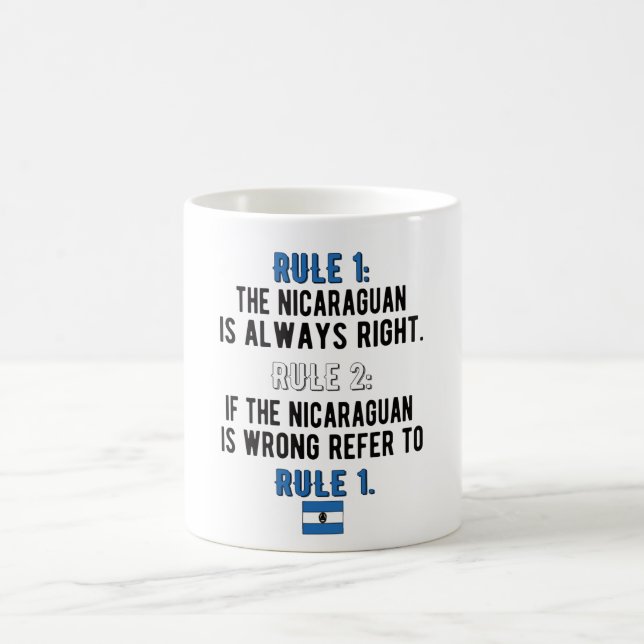 Caneca De Café Orgulho Nicarágua Raízes Nicarágua Sinalizador Nic (Centro)