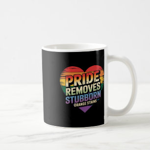 Caneca De Café Orgulho Remove Manchas Laranja Teimosas Trump Prid