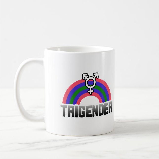 Caneca De Café Orgulho Trigênero (Esquerda)