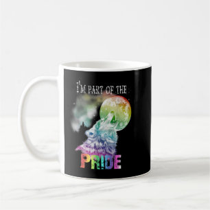 Caneca De Café Orgulho Wolf T-Shirt LGBT Gay Lésbica