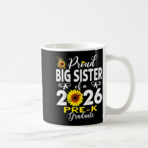 Caneca De Café Orgulhosa irmã mais velha de mães de graduados do