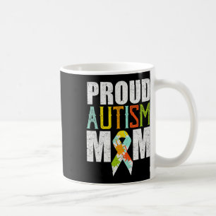 Caneca De Café Orgulhosa Mãe Autista Conscientização do Autismo V