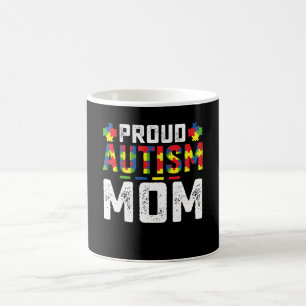 Caneca De Café Orgulhosa Mãe Autista Conscientização Família Auti