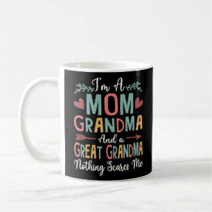 Caneca De Café Orgulhosa Mãe Avó Bisavó Floral Mulheres