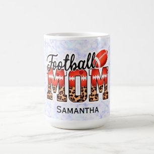 Caneca De Café Orgulhosa Mãe de Futebol - Entusiasta do Dia do Jo