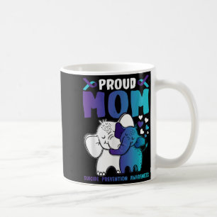 Caneca De Café Orgulhosa Mãe Prevenção Suicida Sensibilização Gue
