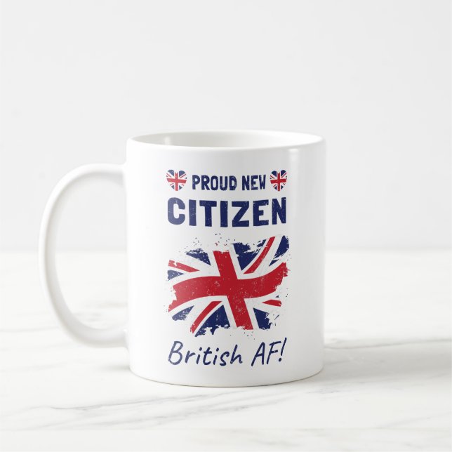 Caneca De Café Orgulhosa Nova Cidadã Britânica, Cerimônia de Cida (Esquerda)