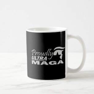 Caneca De Café Orgulhosa Ultra Maga Trump Anti Joe Biden Ultra Ma