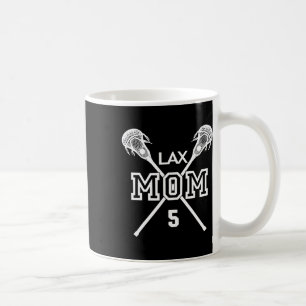 Caneca De Café Orgulhoso Amor Lacrosse Mãe 5 Jogador de Lax