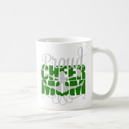 Caneca De Café Orgulhoso anime a mãe em verde