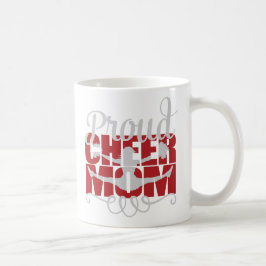 Caneca De Café Orgulhoso anime a mãe em vermelho