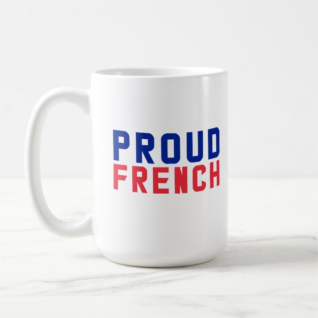 Caneca De Café Orgulhoso Francês (Esquerda)