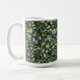 Caneca De Café Orgulhoso Groovy Trippy Grungy Funky Abstrato Agên