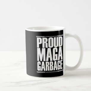 Caneca De Café Orgulhoso Mega Lixo Apoiador Trump 4