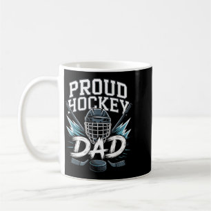 Caneca De Café Orgulhoso Pai de Hockey Pai de Hóquei no Gelo
