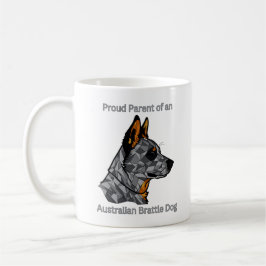 Caneca De Café Orgulhoso Pai de um Cachorro de Bovinos Australian