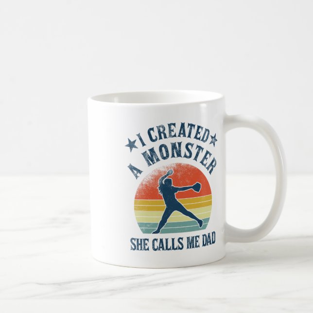 Caneca De Café Orgulhoso Papai Softll - Eu Criei um Monstro que E (Direita)