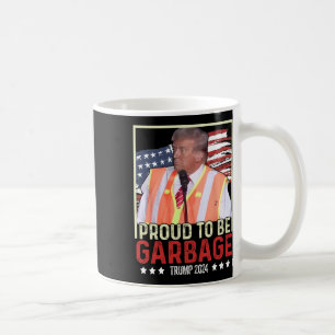 Caneca De Café Orgulhoso Por Ser Lixo Vote Trump Presidente Trump