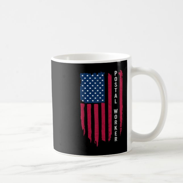 Caneca De Café Orgulhoso Postmaster Us Posto Service Mem (Direita)
