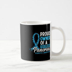 Caneca De Café Orgulhoso Proprietário De Um Diabetes Divertido Pâ