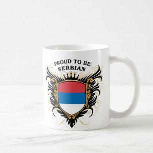 Caneca De Café Orgulhoso ser sérvio
