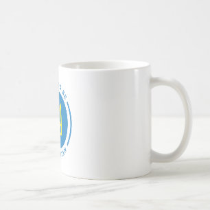 Caneca De Café Orgulhoso ser sinal ucraniano com brasão