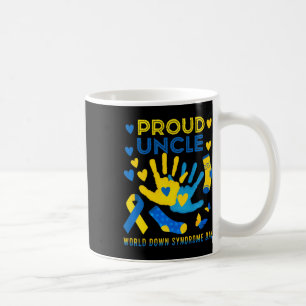 Caneca De Café Orgulhoso Tio T21 Dia Mundial da Consciência da Sí