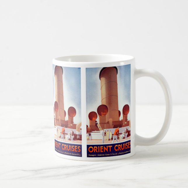 Caneca De Café Orient Cruises Big Funnel (Direita)