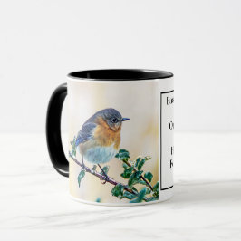 Caneca de café oriental do Bluebird com