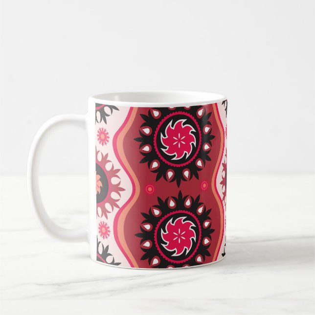 Caneca De Café Oriental Tradicional: Design de ornamento sem cost (Esquerda)