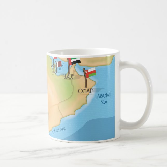 Caneca De Café Oriente Médio (Direita)