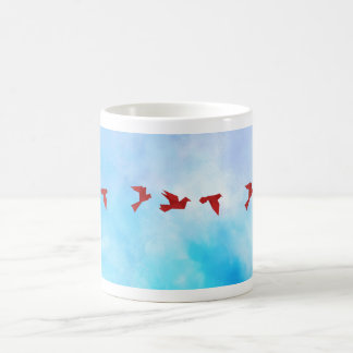 Caneca De Café Origami Birds Mug