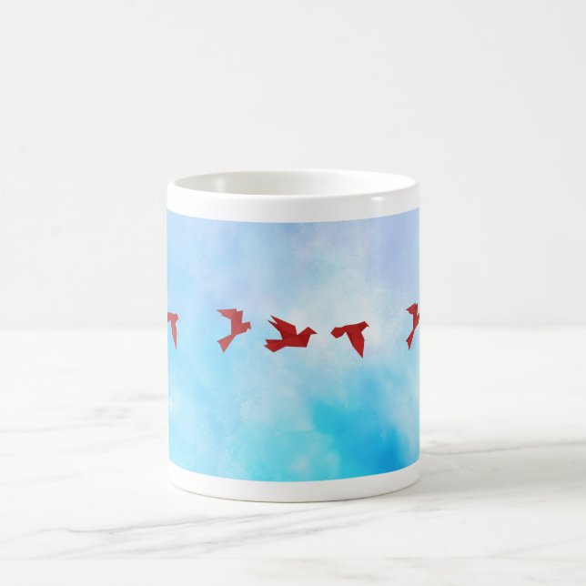 Caneca De Café Origami Birds Mug (Centro)