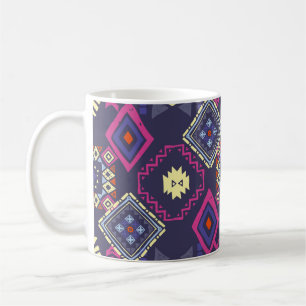 Caneca De Café Origem étnica tribal. Na moda primitivo