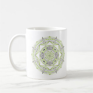 Caneca de Café Original com Design de Mandala 2 la