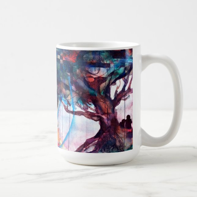Caneca de café original da arte da árvore (Direita)