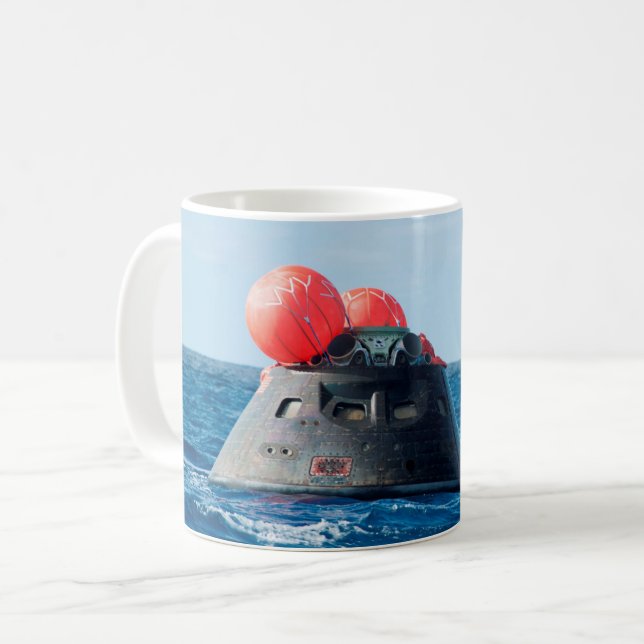 Caneca De Café Orion Capsule Spacecraft Ocean Recovery (Frente Esquerda)