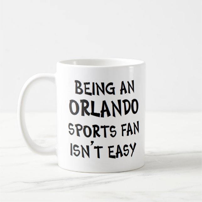 Caneca De Café orlando sports fan, being (Esquerda)