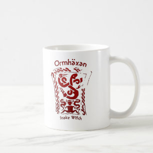 Caneca De Café Ormhäxan Cobra Witch Rune