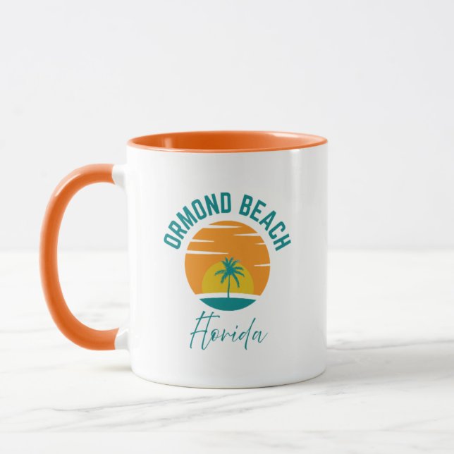 Caneca de Café Ormond Beach Flórida (Esquerda)