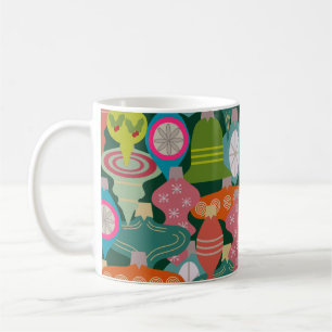 Caneca De Café Ornament Jumble Coffee Mug