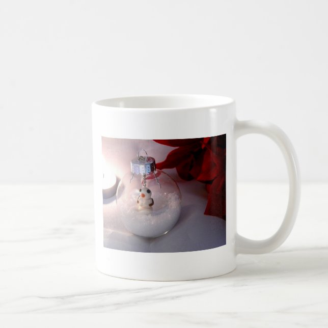 Caneca De Café Ornamento nevado (Direita)