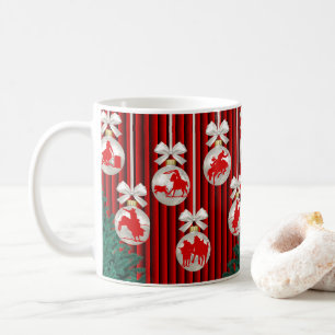 Caneca De Café Ornamentos De Rodeio Em Tumg/Taça De Feriado Verme
