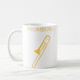 Caneca De Café Orquestra Sinfônica Banda Trombone Trombone