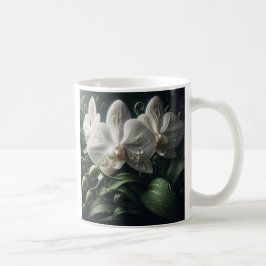 Caneca De Café Orquídea Branca