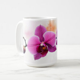 Caneca De Café Orquídea Flor de Aurora